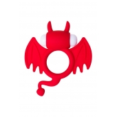 Красное эрекционное кольцо на пенис JOS COCKY DEVIL - JOS - в Камышине купить с доставкой