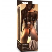 Коричневый мастубратор-вагина Nicole s Kitty - Blush Novelties - в Камышине купить с доставкой