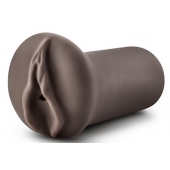 Коричневый мастубратор-вагина Nicole s Kitty - Blush Novelties - в Камышине купить с доставкой