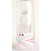 Гелевая прозрачная насадка с 2 отростками - 13 см. - Toyfa Basic - в Камышине купить с доставкой