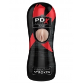 Мастурбатор-вагина Vibrating Pussy Stroker с вибрацией - Pipedream - в Камышине купить с доставкой