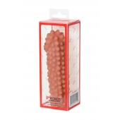 Телесная насадка на фаллос с бугорками KOKOS Extreme Sleeve 10 - 15,8 см. - KOKOS - в Камышине купить с доставкой