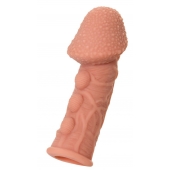 Насадка на фаллос с пузыриками, венками и ребристостью KOKOS Extreme Sleeve 09 - 12,7 см. - KOKOS - в Камышине купить с доставкой
