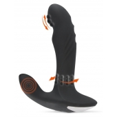 Черный вибромассажер простаты с функцией римминга Plug with Perineum Stimulator - 16,6 см. - Orion - в Камышине купить с доставкой