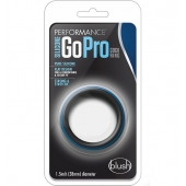 Черно-синее эрекционное кольцо Silicone Go Pro Cock Ring - Blush Novelties - в Камышине купить с доставкой