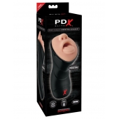 Мастурбатор-ротик Deep Throat Vibrating Stroker - Pipedream - в Камышине купить с доставкой