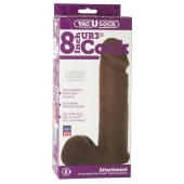 Насадка-реалистик Vac-U-Lock 8  ULTRASKYN Cock - 20,6 см. - Doc Johnson - купить с доставкой в Камышине