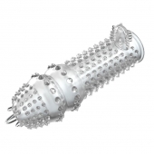 Закрытая прозрачная насадка Crystal sleeve - 14,2 см. - Erowoman-Eroman - в Камышине купить с доставкой