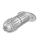 Закрытая прозрачная насадка Crystal sleeve - 12 см. - Erowoman-Eroman - в Камышине купить с доставкой
