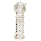 Закрытая прозрачная насадка на пенис Crystal Sleeve Faraon - 13,5 см. - Erowoman-Eroman - в Камышине купить с доставкой