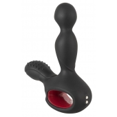 Черный вибромассажер простаты с нагревом и ротацией Prostate Plug - 14,5 см. - Orion - в Камышине купить с доставкой