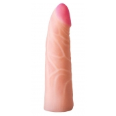 Фаллическая насадка на трусики харнесс - 17,5 см. - LOVETOY (А-Полимер) - купить с доставкой в Камышине