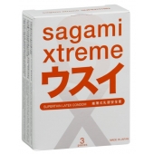 Ультратонкие презервативы Sagami Xtreme SUPERTHIN - 3 шт. - Sagami - купить с доставкой в Камышине