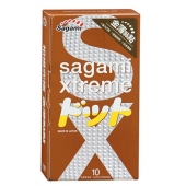 Презервативы Sagami Xtreme FEEL UP с точечной текстурой и линиями прилегания - 10 шт. - Sagami - купить с доставкой в Камышине