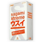 Ультратонкие презервативы Sagami Xtreme SUPERTHIN - 15 шт. - Sagami - купить с доставкой в Камышине