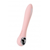 Розовый силиконовый вибратор с электростимуляцией GALVANI VIBE - 21 см. - ToyFa - купить с доставкой в Камышине
