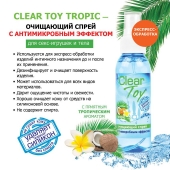 Очищающий спрей для игрушек CLEAR TOY Tropic - 100 мл. - Биоритм - купить с доставкой в Камышине