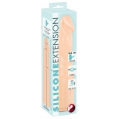 Телесная насадка-удлинитель Silicone Extension - 19 см. - Orion - в Камышине купить с доставкой