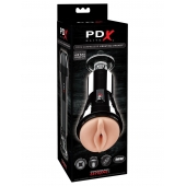 Телесный вибромастурбатор-вагина Cock Compressor Vibrating Stroker - Pipedream - в Камышине купить с доставкой