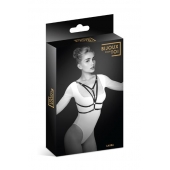 Черная упряжь на грудь Laura - Bijoux Pour Toi - купить с доставкой в Камышине