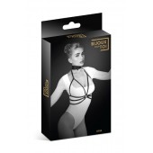 Черная упряжь на грудь Julia - Bijoux Pour Toi - купить с доставкой в Камышине