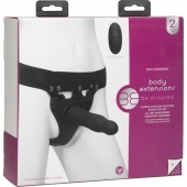 Черный полый вибрострапон Body Extensions BE Aroused - 17,78 см. - Doc Johnson - купить с доставкой в Камышине
