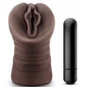 Коричневый мастурбатор-вагина Alexis - Blush Novelties - в Камышине купить с доставкой