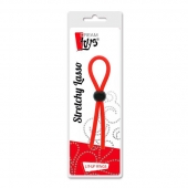 Красное эрекционное лассо с одной бусинкой-утяжкой STRETCHY THICK LASSO - Dream Toys - в Камышине купить с доставкой