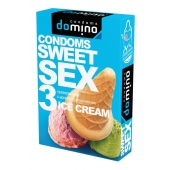 Презервативы для орального секса DOMINO Sweet Sex с ароматом мороженого - 3 шт. - Domino - купить с доставкой в Камышине