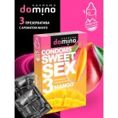 Презервативы для орального секса DOMINO Sweet Sex с ароматом манго - 3 шт. - Domino - купить с доставкой в Камышине