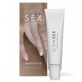 Гель для мастурбации с ароматом кокоса Slow Sex Finger Play Gel - 30 мл. - Bijoux Indiscrets - купить с доставкой в Камышине