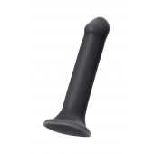 Черный фаллос на присоске Silicone Bendable Dildo XL - 20 см. - Strap-on-me - купить с доставкой в Камышине