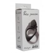 Черное эрекционное виброкольцо Pure Passion Midnight - Lola Games - в Камышине купить с доставкой