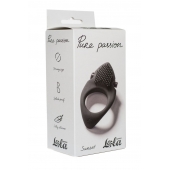 Черное эрекционное виброкольцо Pure Passion Sunset - Lola Games - в Камышине купить с доставкой