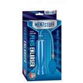 Синяя вакуумная помпа MENZSTUFF PENIS ENLARGER - Dream Toys - в Камышине купить с доставкой