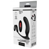 Черный массажер простаты REMOTE P-PLEASER - Dream Toys - в Камышине купить с доставкой