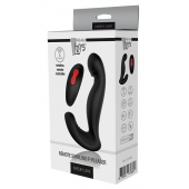 Черный вибромассажер простаты SWIRLING P-PLEASER - Dream Toys - в Камышине купить с доставкой