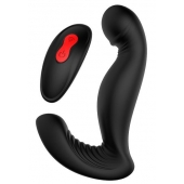 Черный вибромассажер простаты SWIRLING P-PLEASER - Dream Toys - в Камышине купить с доставкой