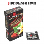 Ароматизированные презервативы DOMINO  Ароматный микс  - 6 шт. - Domino - купить с доставкой в Камышине