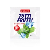 Пробник гель-смазки Tutti-frutti со вкусом мяты - 4 гр. - Биоритм - купить с доставкой в Камышине