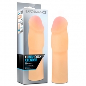 Телесная насадка-удлинитель на пенис PERFORMANCE 1.5INCH COCK XTENDER - 16 см. - Blush Novelties - в Камышине купить с доставкой