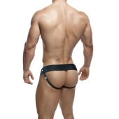 Черный мужской страпон DR. SKIN 6INCH HOLLOW STRAP ON - 16 см. - Blush Novelties - купить с доставкой в Камышине