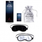 Набор из двух масок на глаза Soft Blindfold Twin Pack - Fifty Shades of Grey - купить с доставкой в Камышине