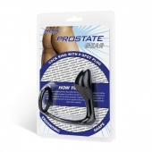 Стимулятор простаты с фиксацией эрекционным кольцом Prostate Gear - BlueLine - в Камышине купить с доставкой