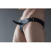 Черные трусики Better с анальной насадкой - 8 см. - Lola Games - купить с доставкой в Камышине