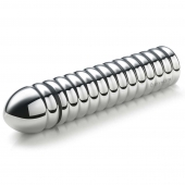 Рельефный фаллос для интенсивного электросекса Groovey George - 20 см. - MyStim - купить с доставкой в Камышине