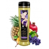 Массажное масло Libido Exotic Fruits с ароматом экзотических фруктов - 240 мл. - Shunga - купить с доставкой в Камышине