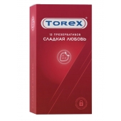 Презервативы Torex  Сладкая любовь  с ароматом клубники - 12 шт. - Torex - купить с доставкой в Камышине