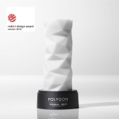 Белый 3D мастурбатор POLYGON - Tenga - в Камышине купить с доставкой