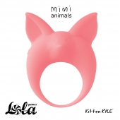 Оранжевое эрекционное кольцо Kitten Kyle - Lola Games - в Камышине купить с доставкой